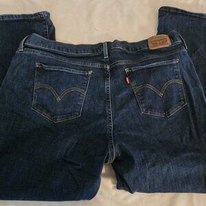 Levi's Women's Classic Straight Leg Stretchy Jeans 23648-0026 Size 18W M